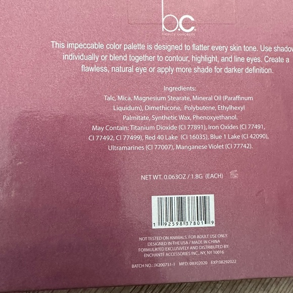 New Sunset Beauty Concepts Eyeshadow Palette
Matte & shimmer - Picture 5 of 5